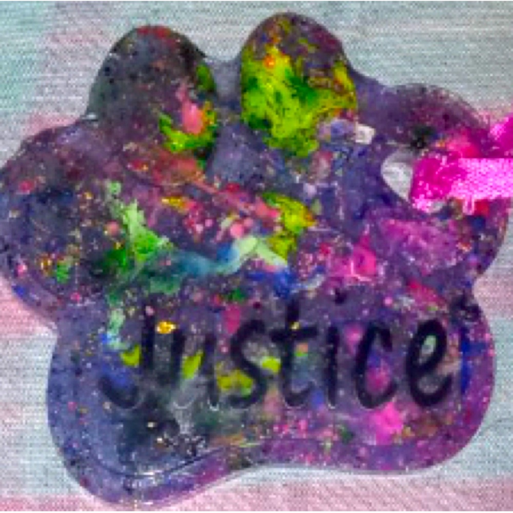 Custom handmade animal name tags